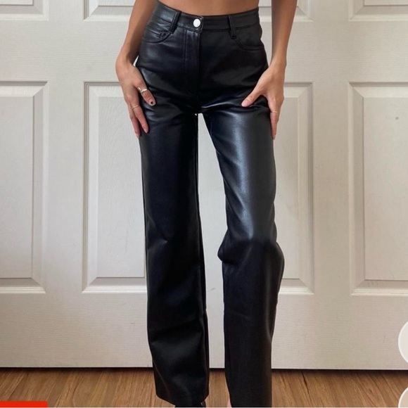 Aritzia Dresses & Skirts - Aritzia New Wilfred Free Melina Straight Pants. Faux Leather. New. 0 size size